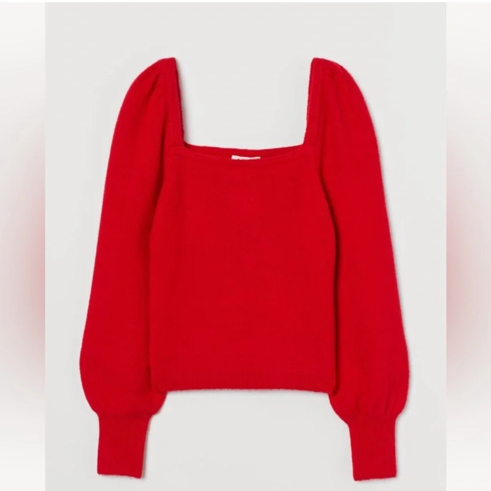 H&M Poof-sleeved sweater